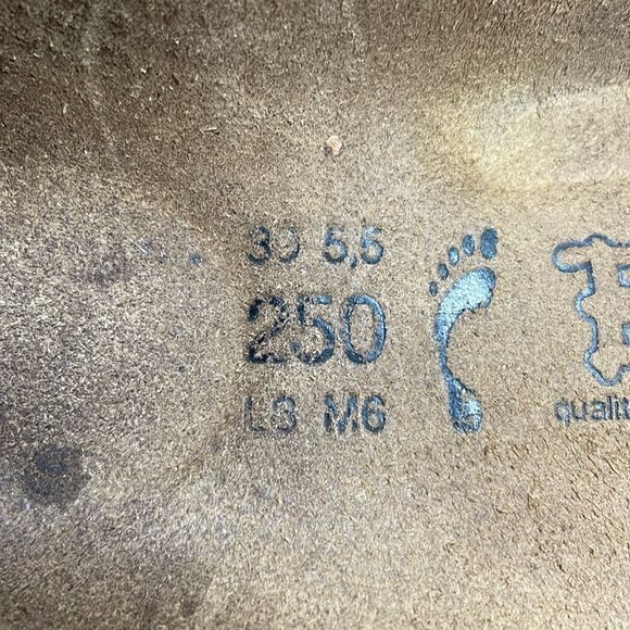 Birkenstock Birkies Madrid Blue Green White Slides Size 39 - Picture 4 of 12